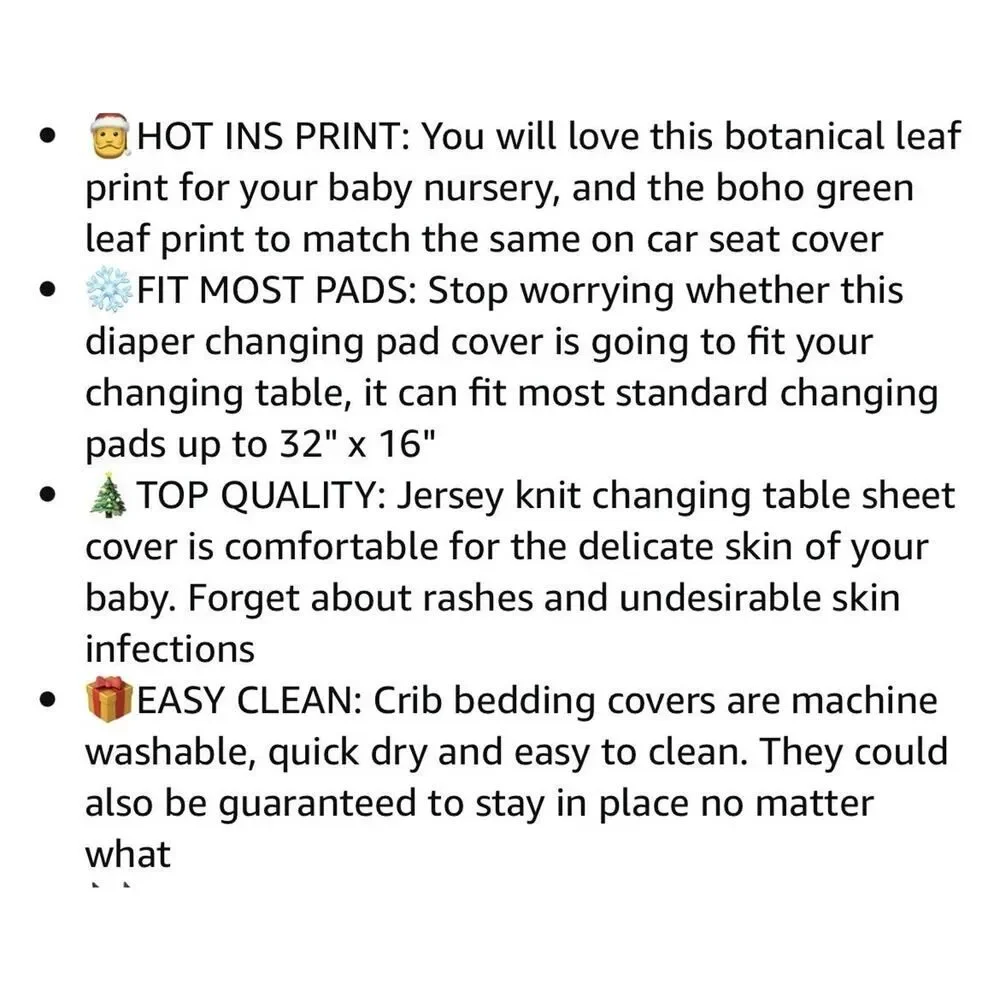 Baby Girl Nursery Diaper Changing Pad Cover Watercolor Floral Greenery Boho